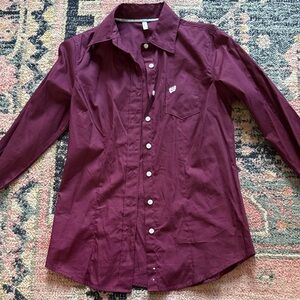 Cinch Maroon Shirt